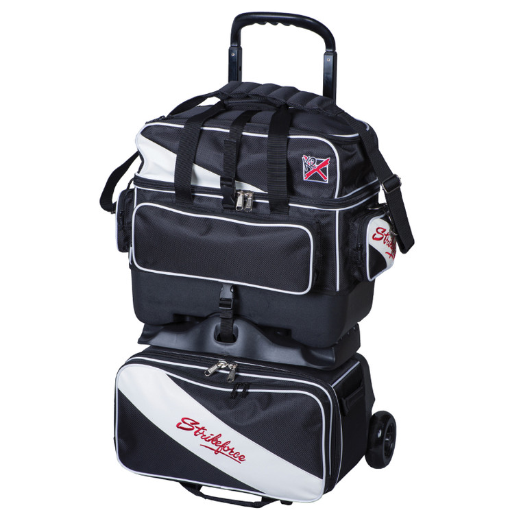 KR Strikeforce Fast Black/White 4 Ball Roller Bowling Bag