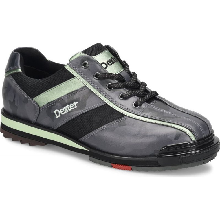 Dexter SST 8 Pro Grey Camo/Metallic Green Mens Bowling Shoes