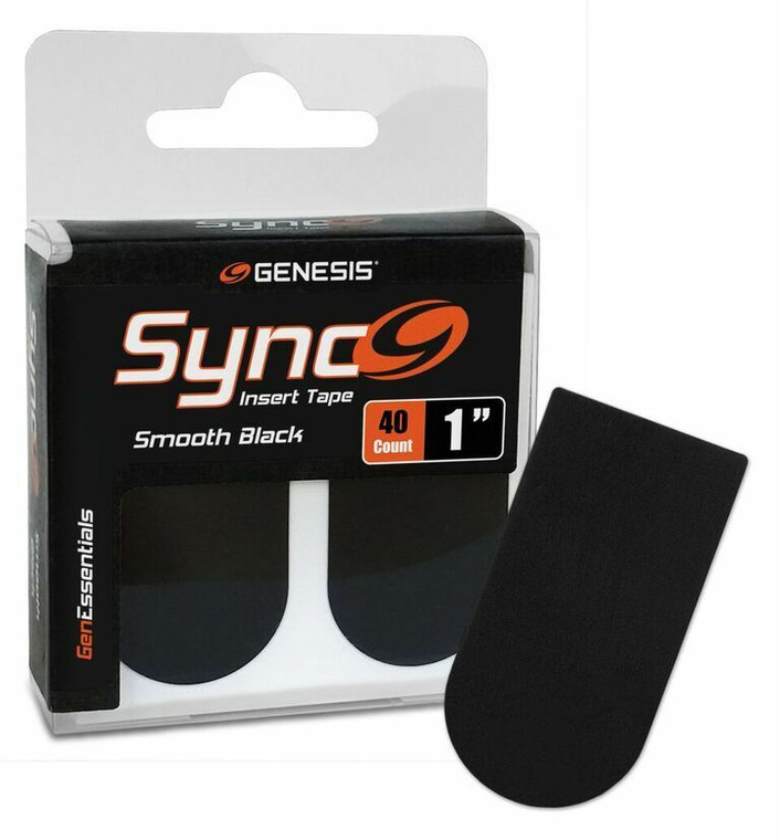 Genesis Sync Bowling Insert Tape 1" Black 40 Piece Pack