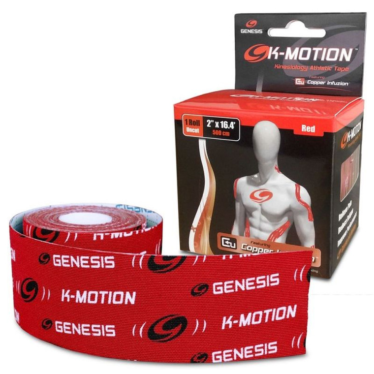 Genesis Bowling K-Motion Kinesiology Tape Roll Red