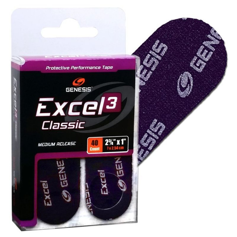 Genesis Bowling Excel Classic 3 Purple Medium Performance Tape 40 Piece Pack