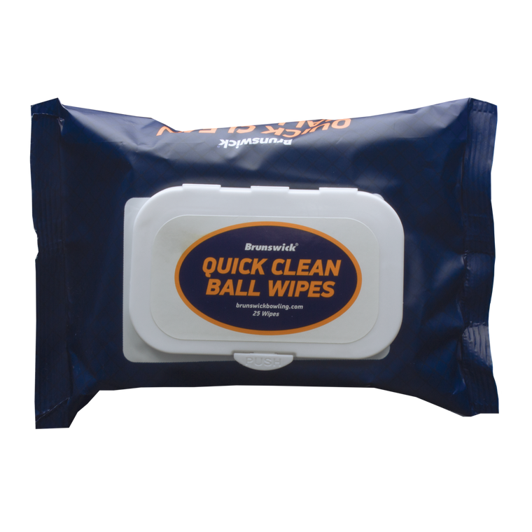 Brunswick Quick Clean Bowling Ball Cleaning Wipes 25 Pack
