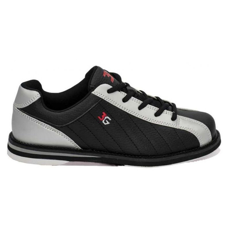 3G Kicks Black/Silver Mens Bowling Shoes