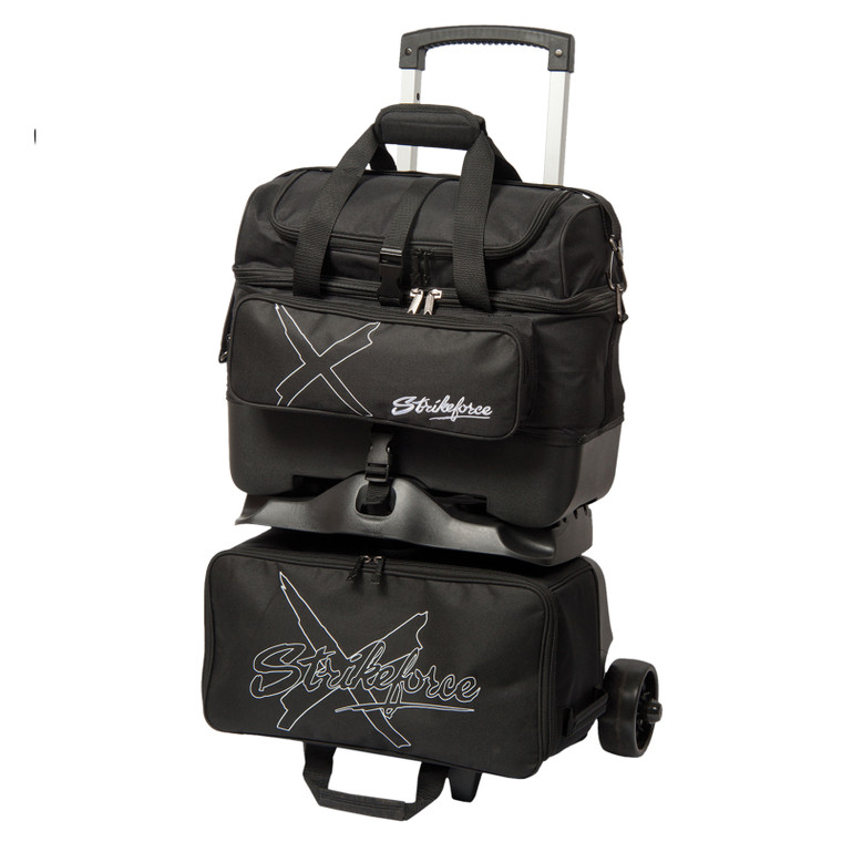 KR Strikeforce Hybrid X Black 4 Ball Roller Bowling Bag