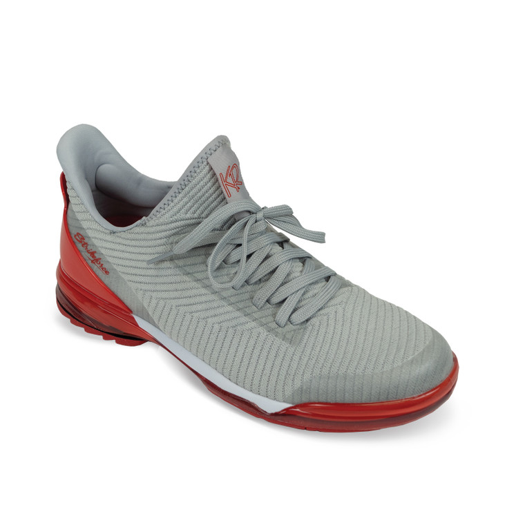KR Strikeforce TPC Alpha Grey/Red Right Handed Mens Bowling Shoes