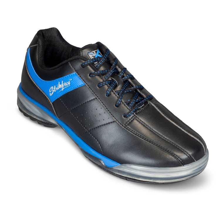 KR Strikeforce TPU Revival Black/Blue Right Handed Mens Bowling Shoes