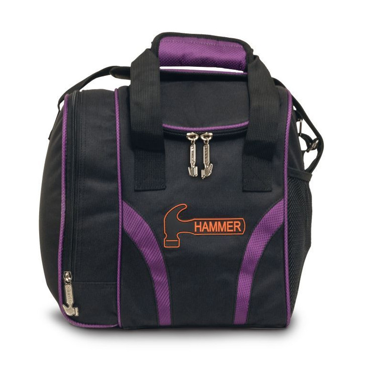 Hammer Tough Purple 1 Ball Single Tote Bowling Bag