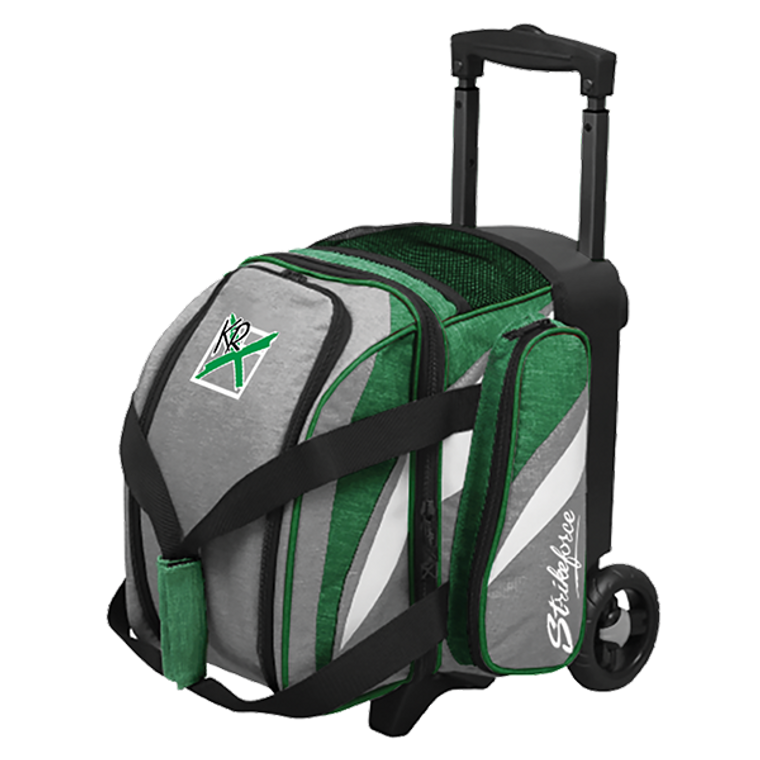 KR Strikeforce Cruiser Grey/Green 1 Ball Roller Bowling Bag