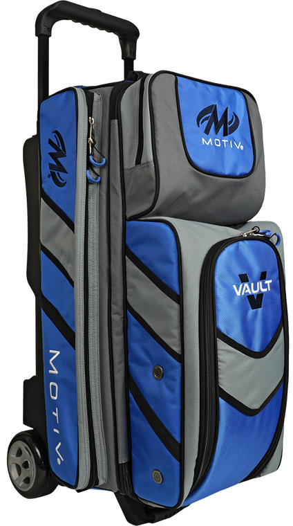 Motiv Vault 3 Ball Roller Bowling Bag Cobalt Blue