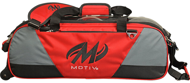 Motiv Ballistix 3 Ball Tote Fire Red Bowling Bag