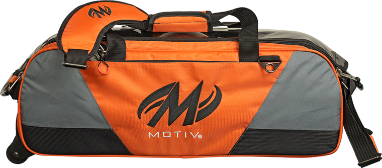 Motiv Ballistix 3 Ball Tote Tangerine Bowling Bag
