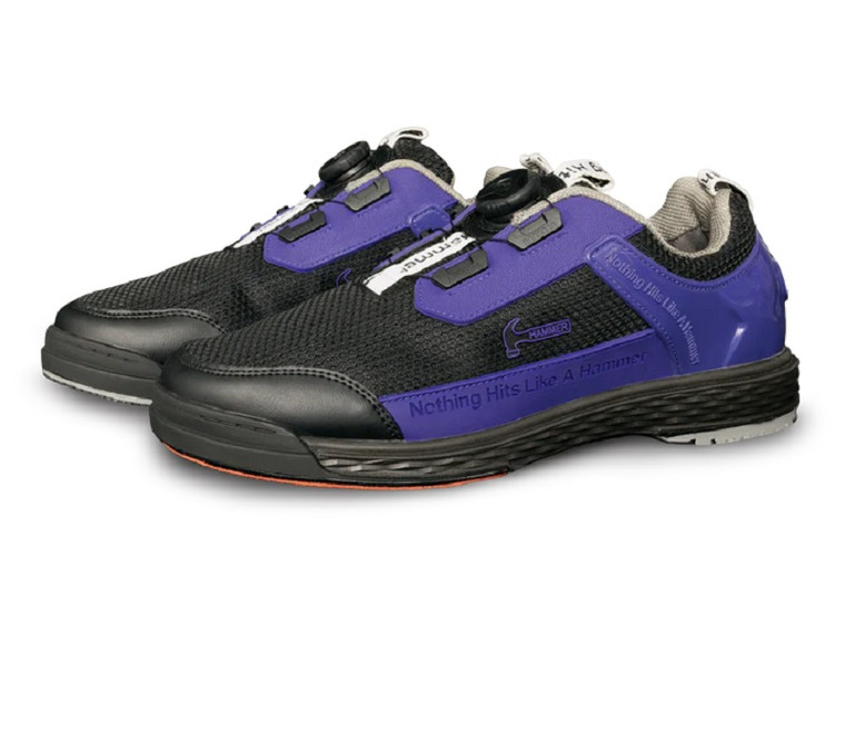 Hammer Power Diesel Black/Purple Right Handed Mens Bowling Shoes