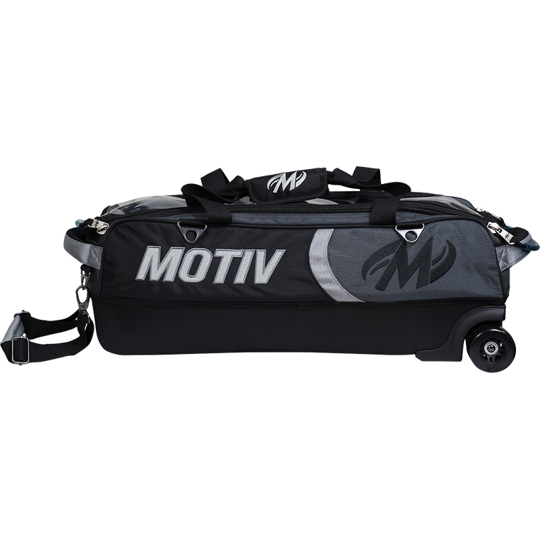 Motiv Apex Covert Black 3 Ball Tote Bowling Bag