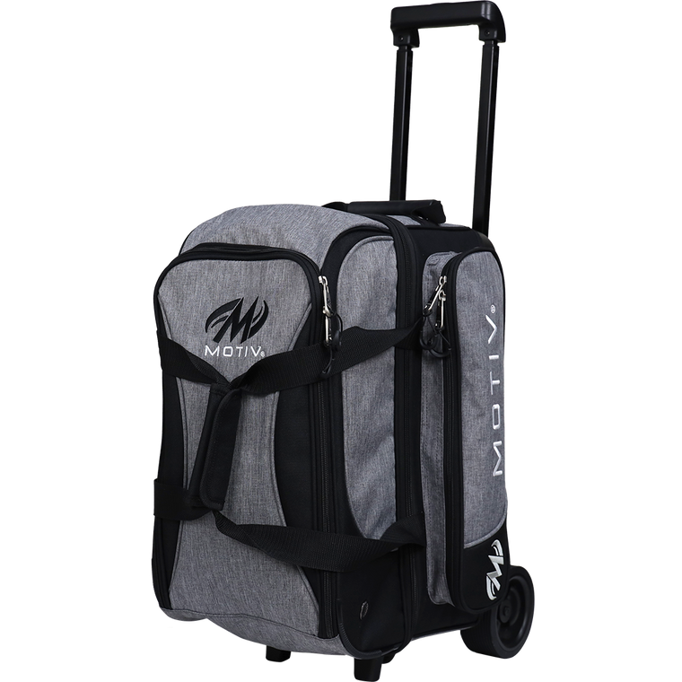 Motiv Velocity Heather Grey 2 Ball Roller Bowling Bag