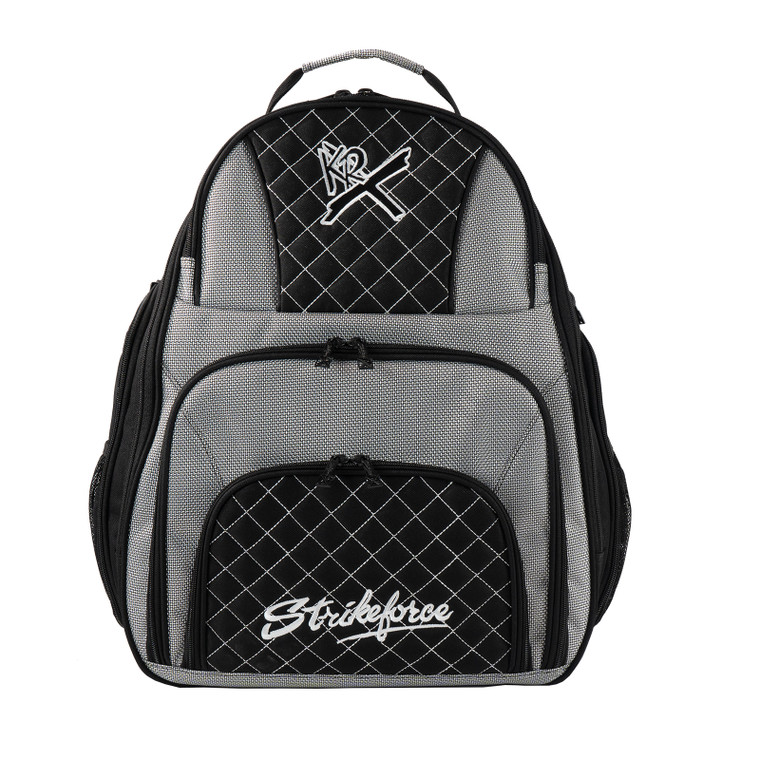 KR Strikeforce Royal Flush Deuce Silver 2 Ball Tote Back Pack Bowling Bag