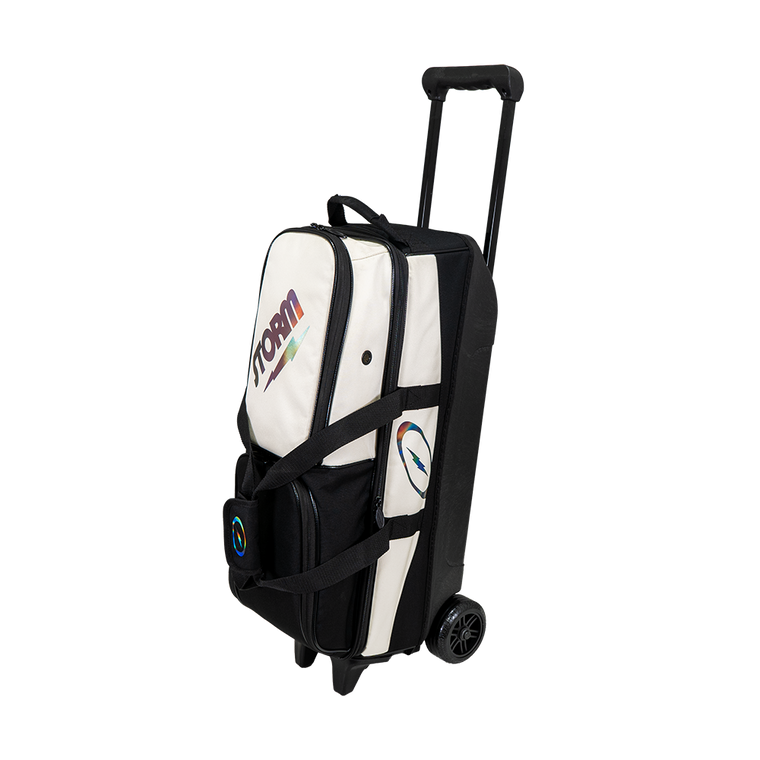 Storm Rolling Thunder Air 3 Ball Roller Bowling Bag White