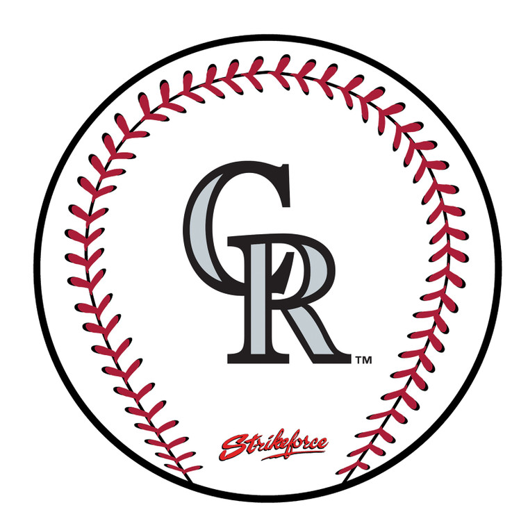 KR Strikeforce MLB Colorado Rockies Round Rubber Bowling Shammy