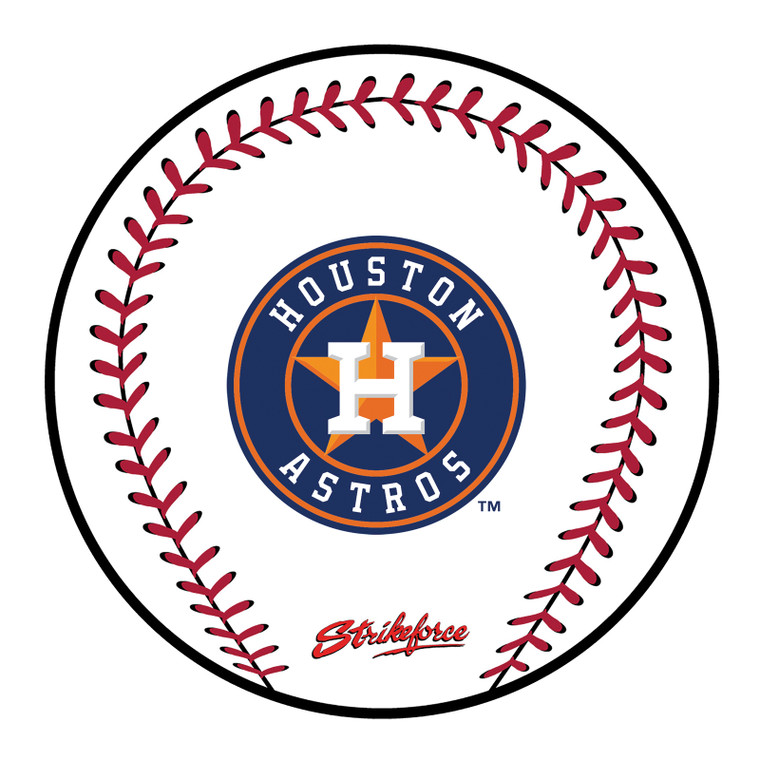 KR Strikeforce MLB Houston Astros Round Rubber Bowling Shammy
