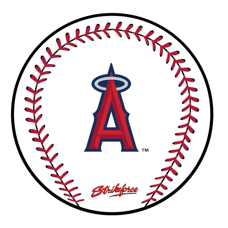 KR Strikeforce MLB Los Angeles Angels Round Rubber Bowling Shammy