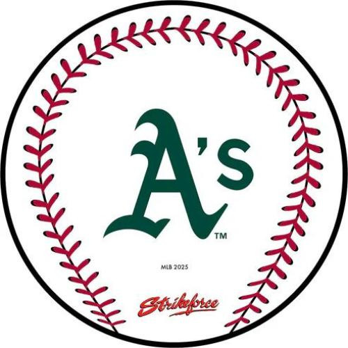 KR Strikeforce MLB Athetics Round Rubber Bowling Shammy