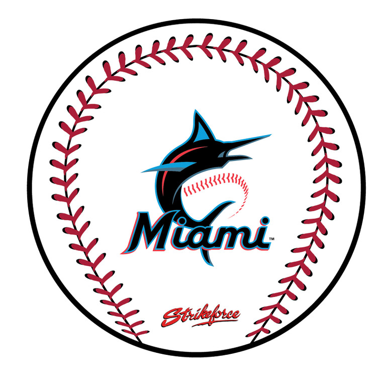 KR Strikeforce MLB Miami Marlins Round Rubber Bowling Shammy