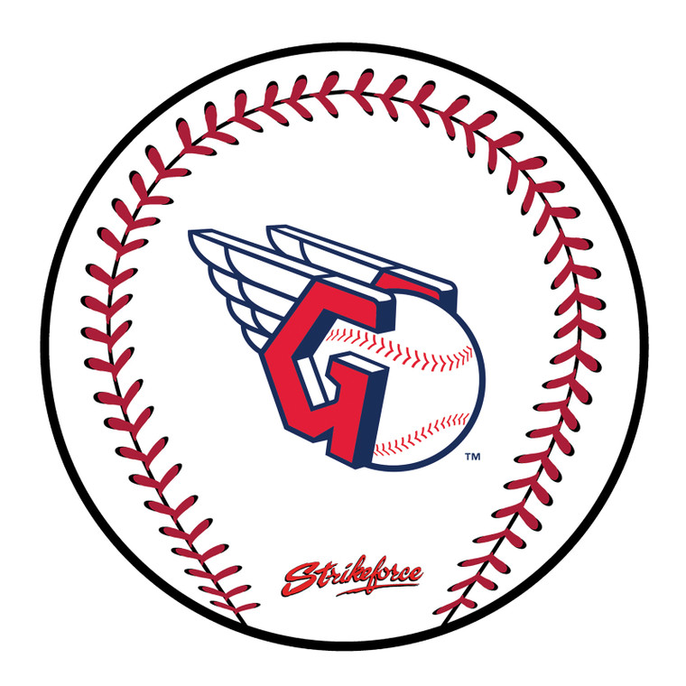 KR Strikeforce MLB Cleveland Guardians Round Rubber Bowling Shammy
