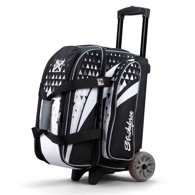 KR Strikeforce Cruiser Arrow Double Roller Bowling Bag Steel