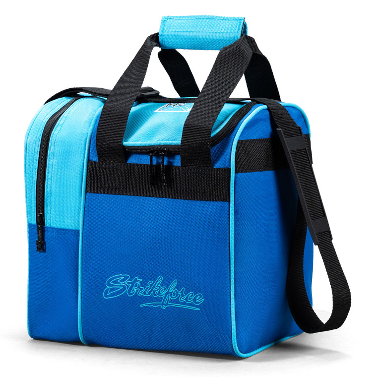 KR Strikeforce Rook 1 Ball Single Tote Bowling Bag Blue/Teal