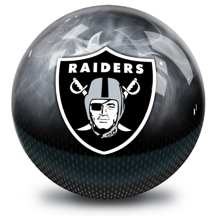 NFL On Fire Las Vegas Raiders Bowling Ball