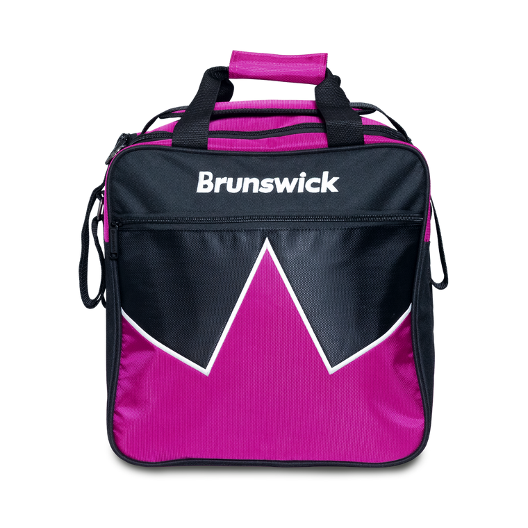 Brunswick Blast Single Ball Tote 1 Ball Bowling Bag Raspberry