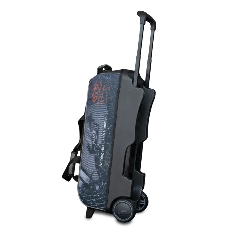 Hammer Hybrid Triple Roller Bowling Bag Black Widow