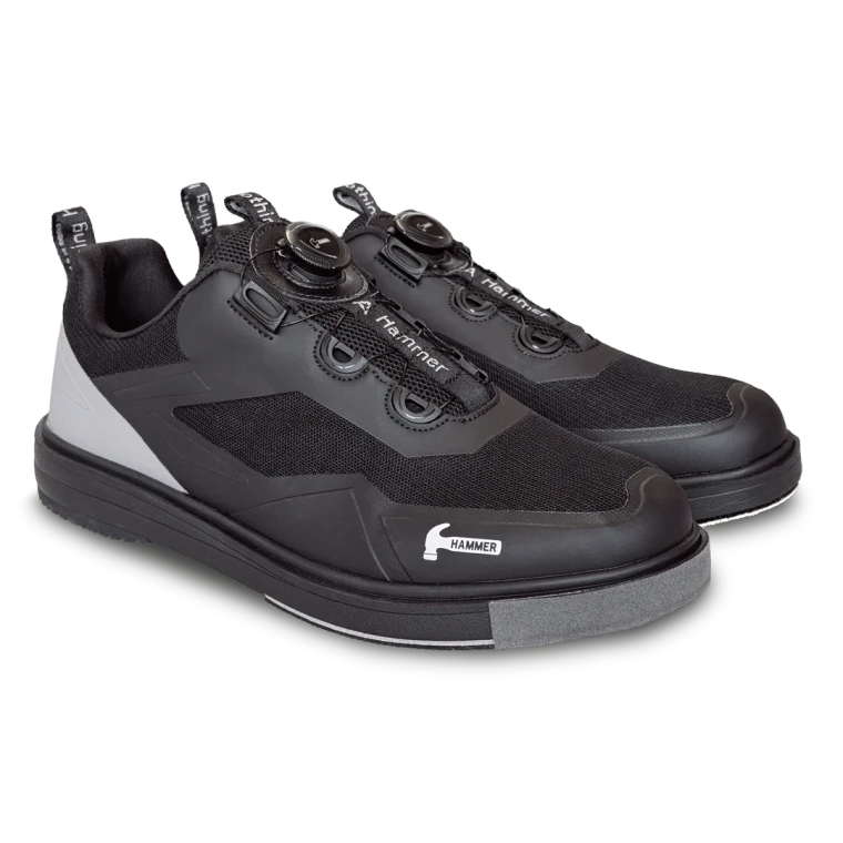 Hammer Vibe Black/Grey Right Handed Mens Bowling Shoes