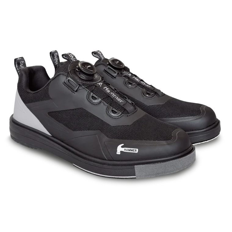 Hammer Vibe Black/Grey Left Handed Mens Bowling Shoes