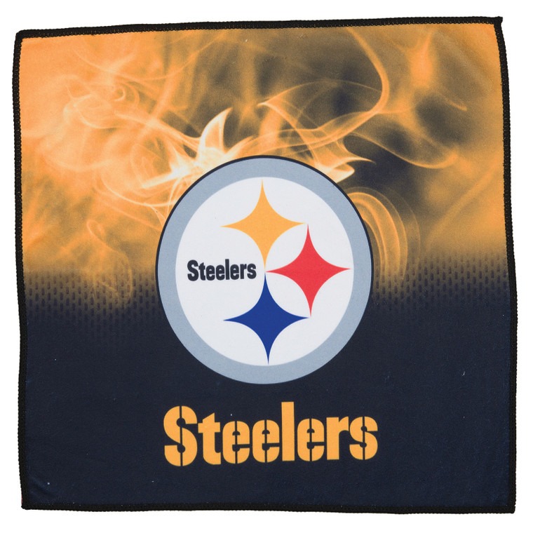KR Strikeforce NFL Pittsburgh Steelers On Fire Bowling Towel