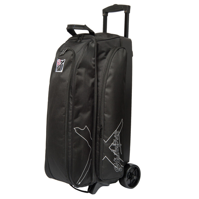 KR Strikeforce Hybrid X Triple Roller Bowling Bag Black