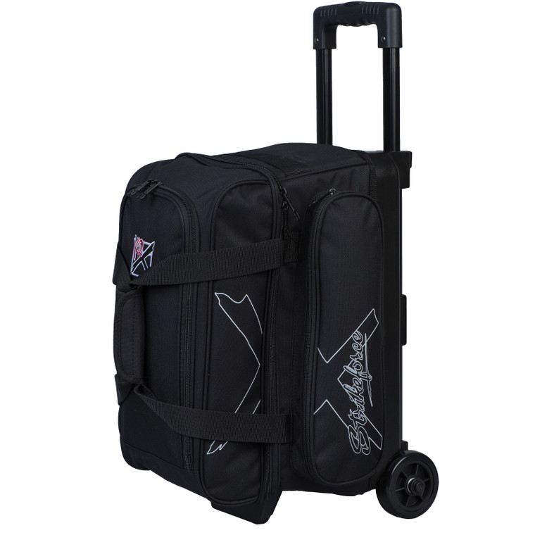 KR Strikeforce Hybrid X Double Roller Bowling Bag Black