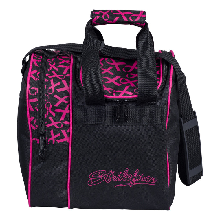 KR Strikeforce Rook Pink Ribbon Single Tote Bowling Bag