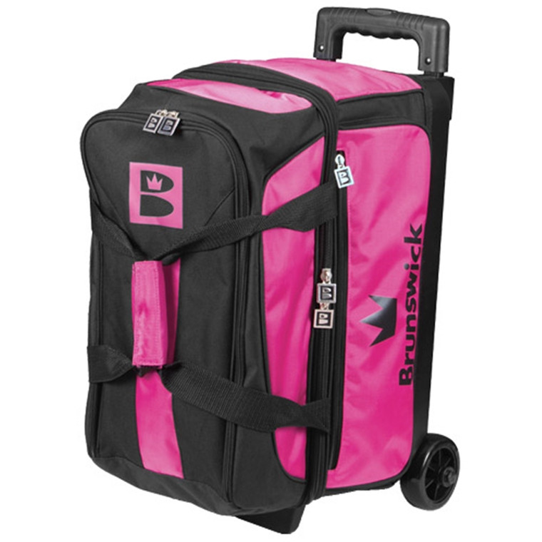 Brunswick Blitz 2 Ball Roller Black/Pink Bowling Bag