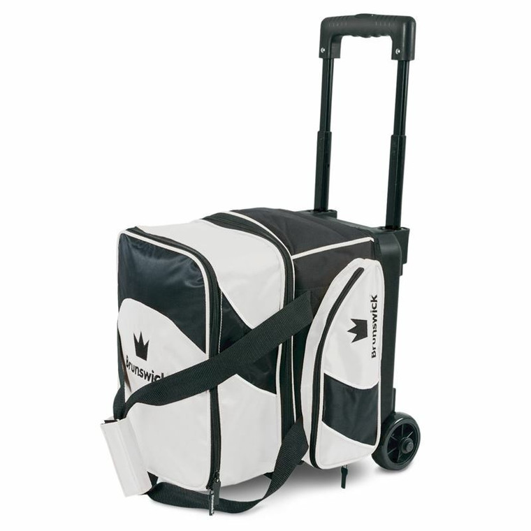 Brunswick Edge Single Roller Black/White Bowling Bag