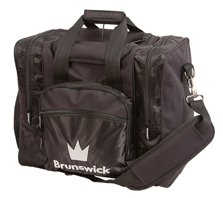 Brunswick Edge Black Single Tote Bowling Bag