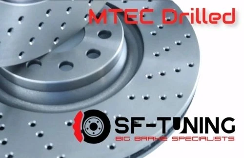 MTEC 375mm drilled discs for VW Volkswagen T5 T6 Transporter Caravelle