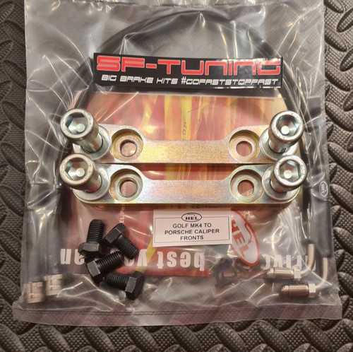 4 pot BM5 Front Calipers MK4 Golf Polo / Audi TT A3 A1 S1 / Skoda Fabia rapid / Seat Ibiza 334mm discs