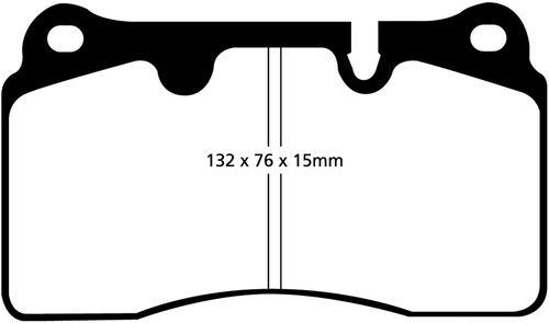 Brake Pads for VW Touareg and BM5 Brembo 4 pot conversions