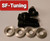 TT225 REAR 256mm Big Brake BBK caliper spacers 5x100 VW Golf 4 A3 Leon Octavia