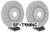 Big Brake Kit - VW Golf MK5/6/7/8, Audi S3 8P/8V/8Y TT 6Pot Panamera Porsche Brakes 360mm discs 18" wheels or bigger