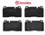 Brake Pads for Porsche Macan 4 pot conversions