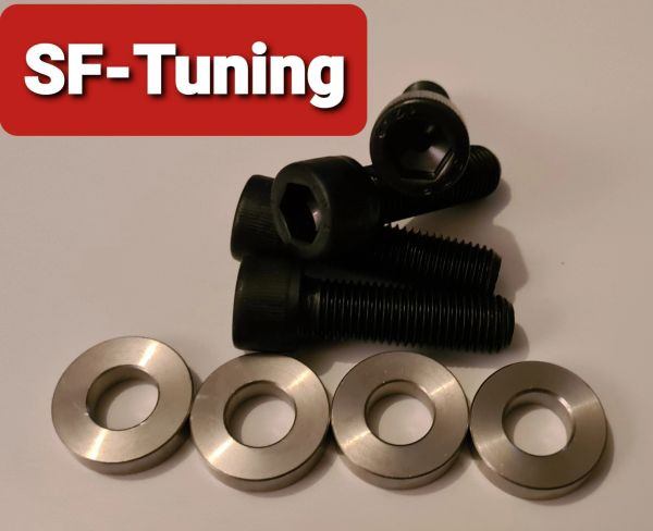 TT225 REAR 256mm Big Brake BBK caliper spacers 5x100 VW Golf 4 A3 Leon Octavia