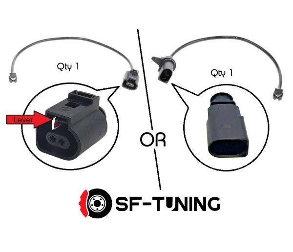 Brake pad wear sensor