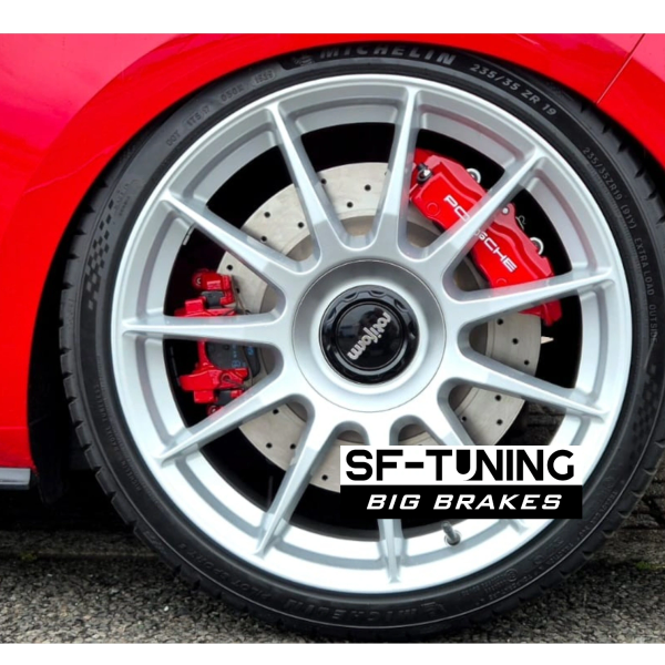 Twin Rear Brake Kit – Porsche 4-Pots with 356mm Discs for VW Golf MK7/MK7.5R, Audi A3/S3 8V, S1 (AWD)