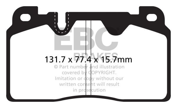 Brake Pads for Porsche Macan 4 pot conversions